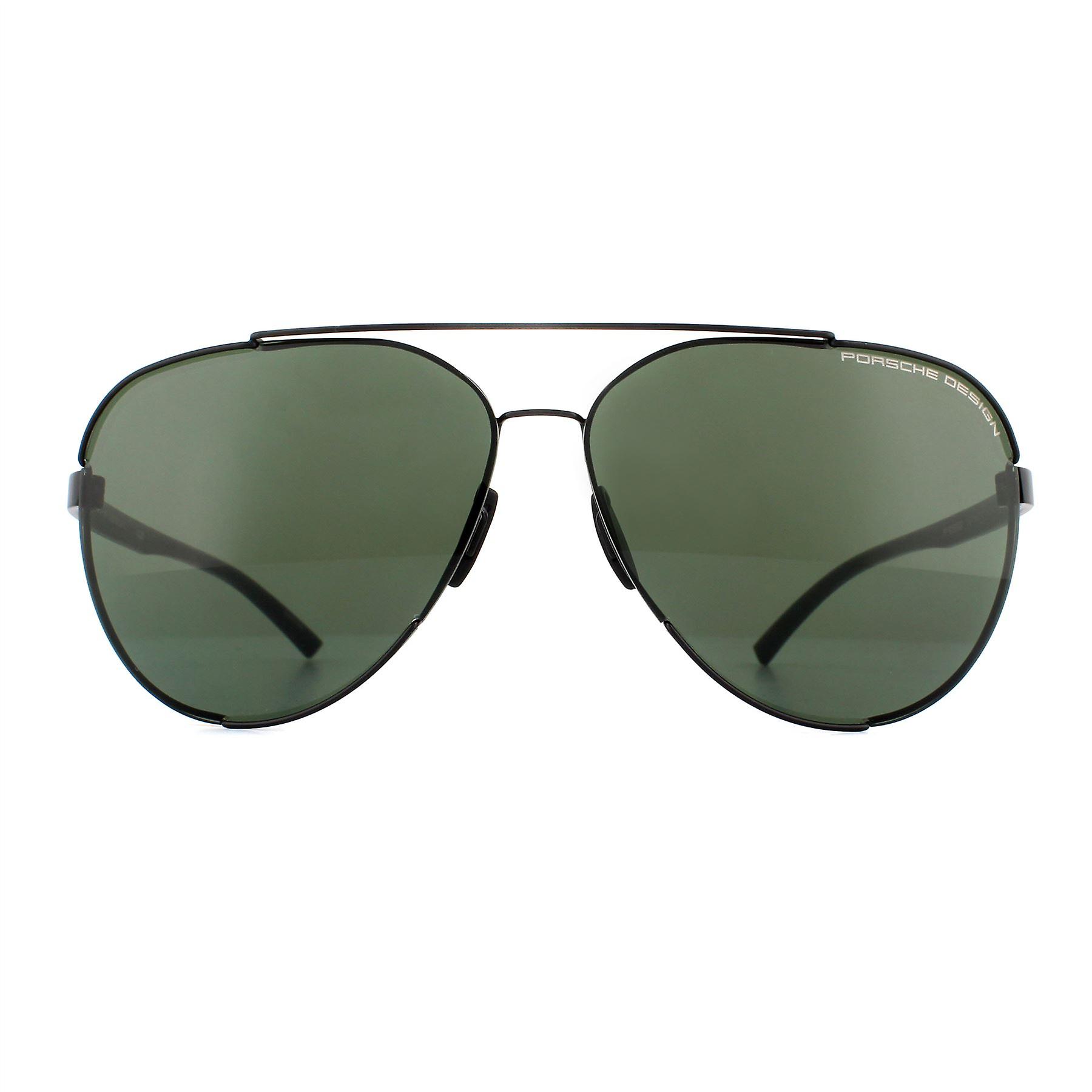 Porsche Design 太阳镜 P8682 A 哑光黑绿色