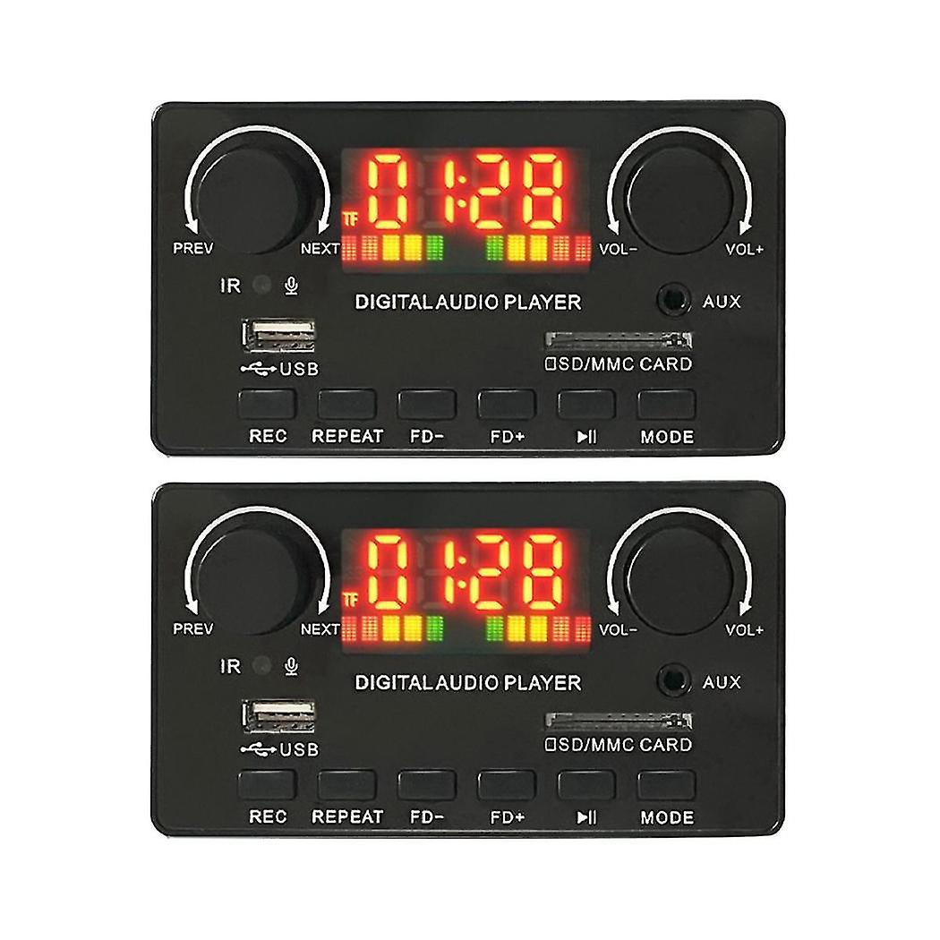 2x40w مكبر للصوت بلوتوث مشغل MP3 Wav فك وحدة فك ترميز المجلس وحدة بلوتوث
