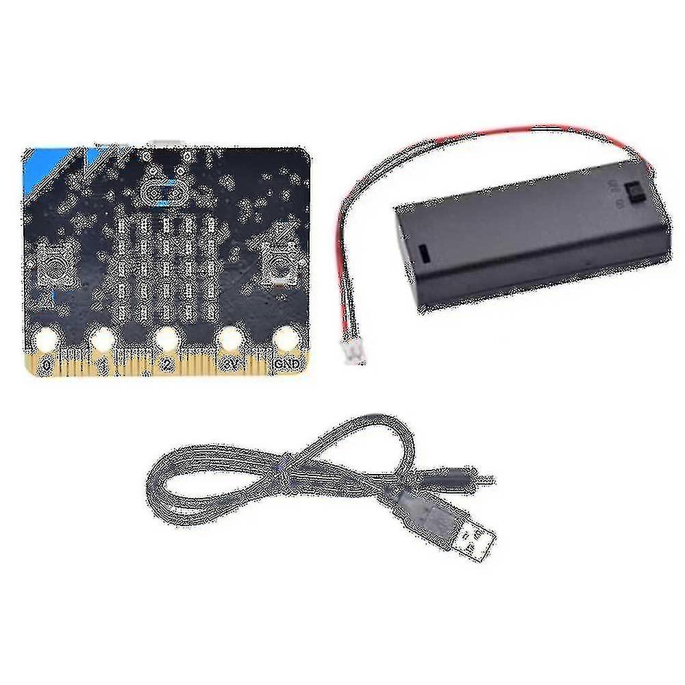 For :bit Development Board Bbc Teen Python Graphical Programming Microcomputer Board+battery Box+us