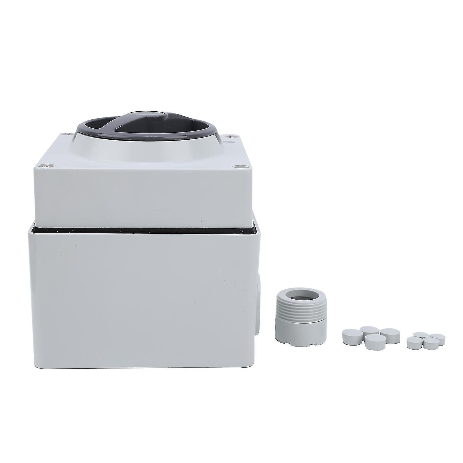 Outdoor Waterproof Switch Socket Isolation Dustproof Rotary Onoff Buttons Indicators 250v4p50a