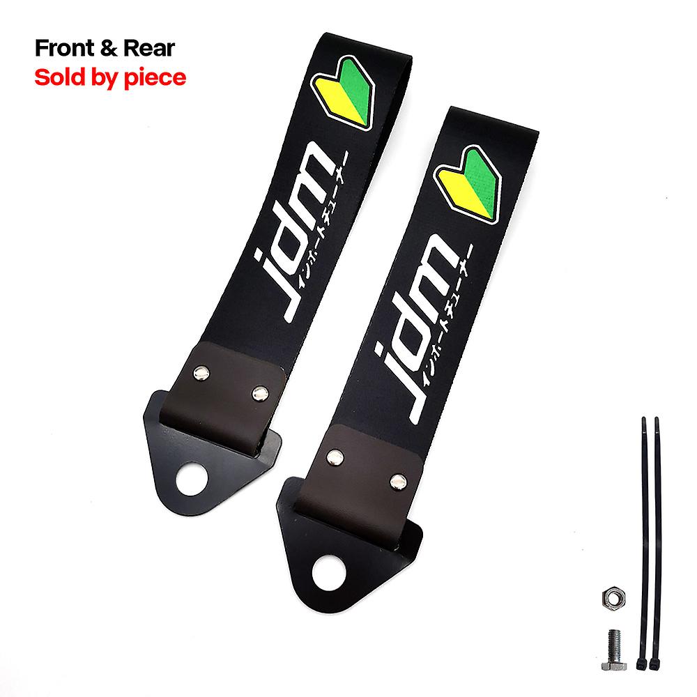 Jdm Racing Style Tow Strap Universal Race Towing Bars Nylon Car Trailer Ropes Hook For Speed Hunters Hks Initial D