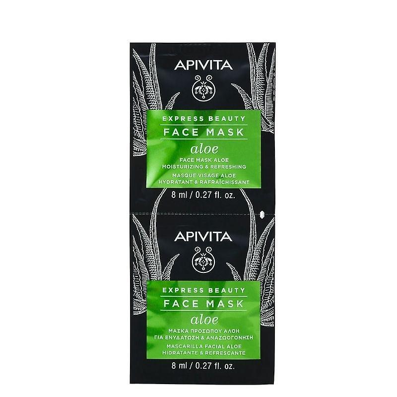 Apivita Aloe Moisturizing & Refreshing Face Mask 2x8ml