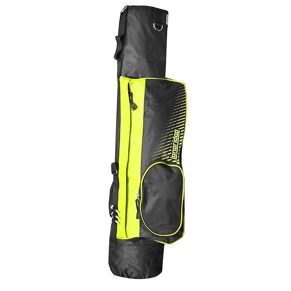 Longridge LONGRIDGE 5'' PENCIL GOLF BAG - BLACK/YELLOW
