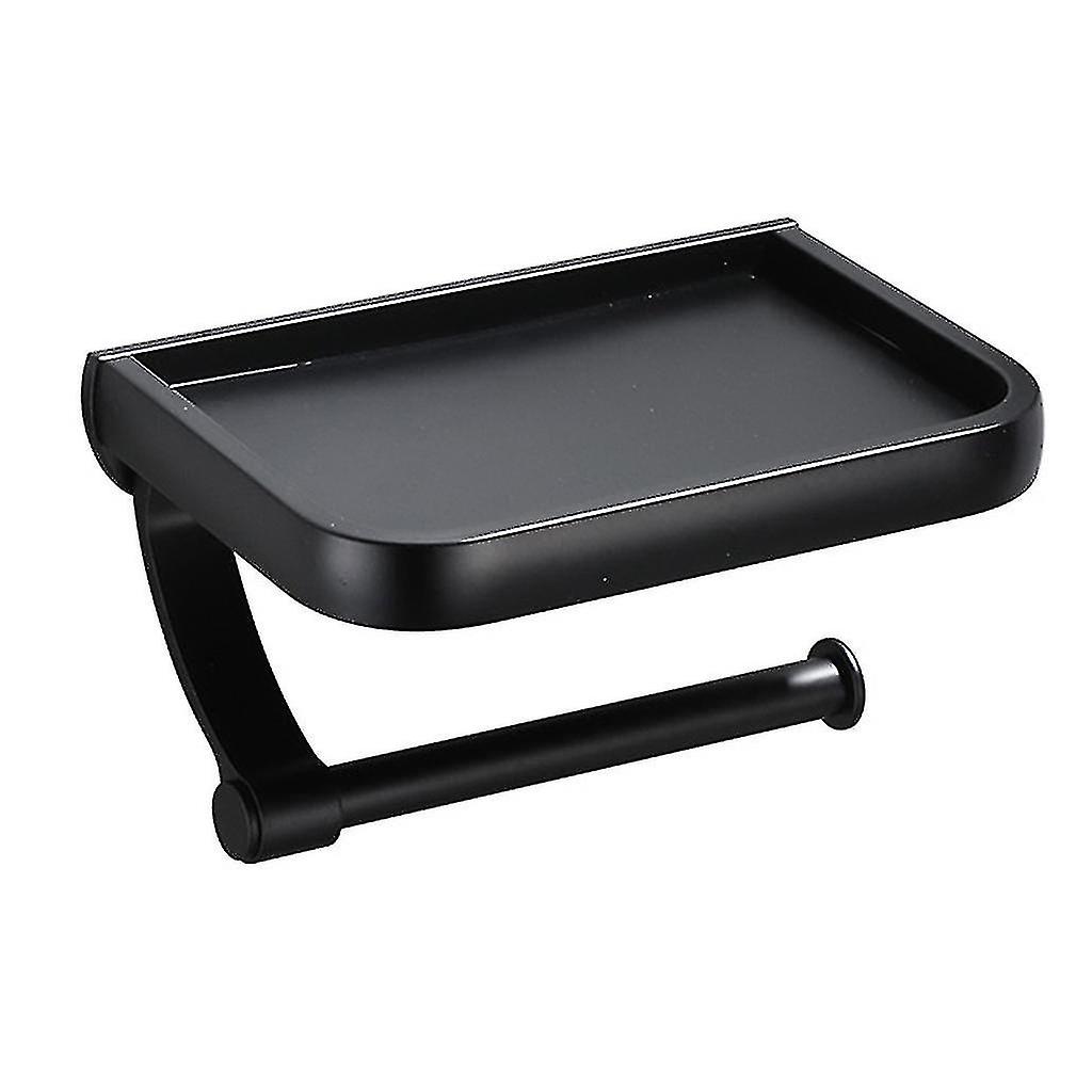 Wall-mounted Toilet Paper Holder With Tray