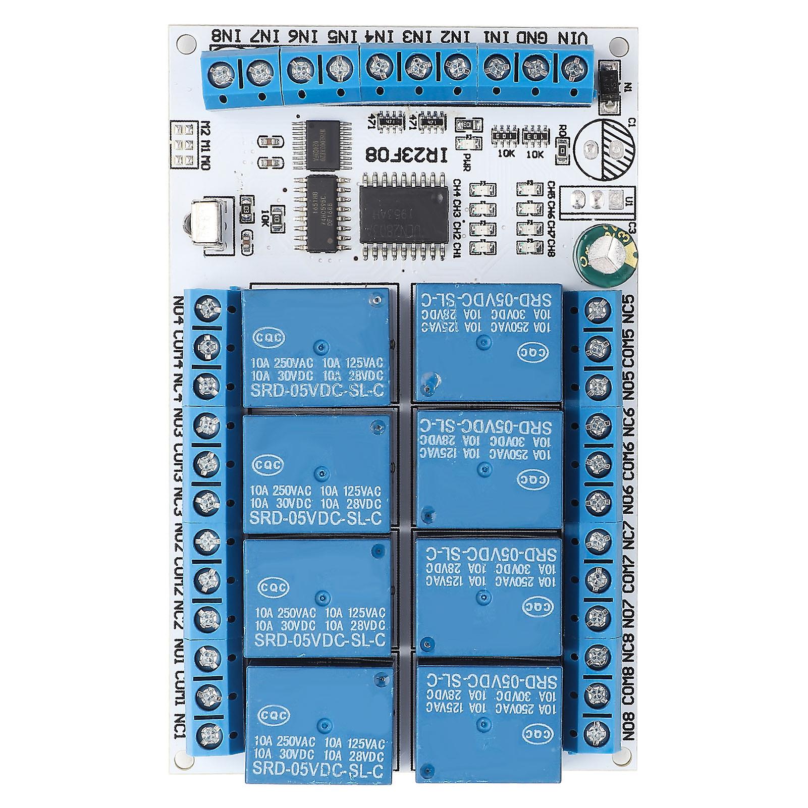 8 Channel Infrared Remote Control Switch Relay Multifunction Infrared Relay(5V )