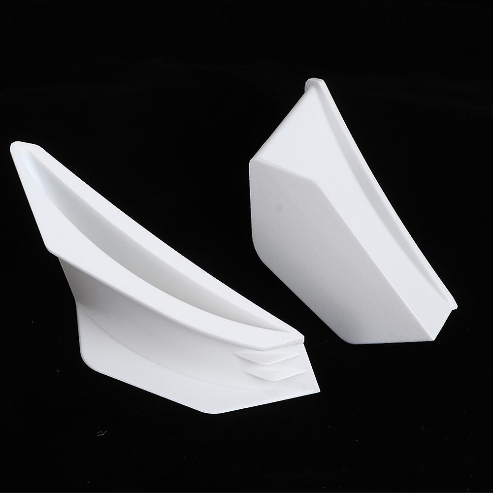 Motorcycle Aerodynamic Winglets Spoiler Wing Universal Modification AccessoryWhite 
