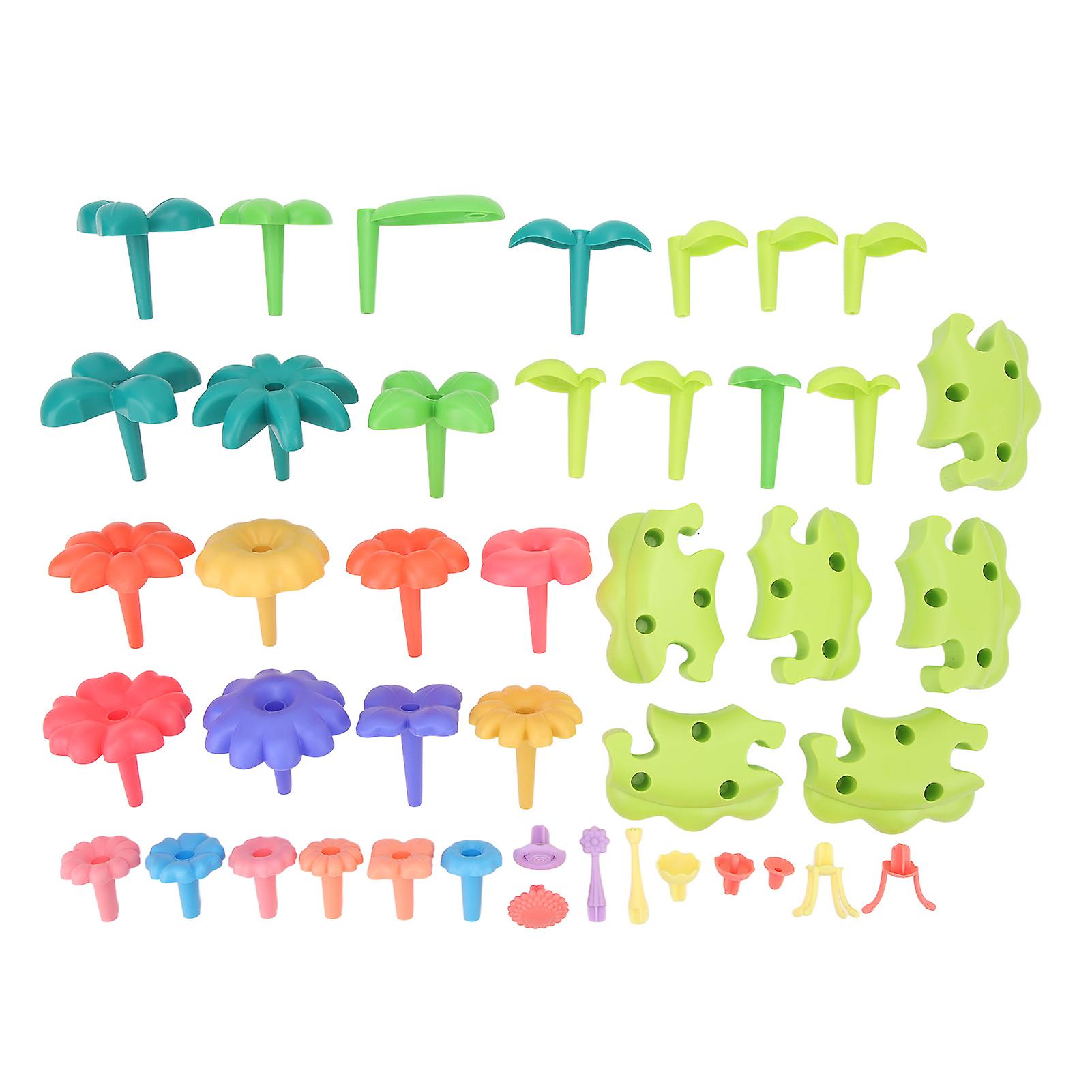 42-Piece Garden Toy Set for Early Learning & Colorful Brain Development