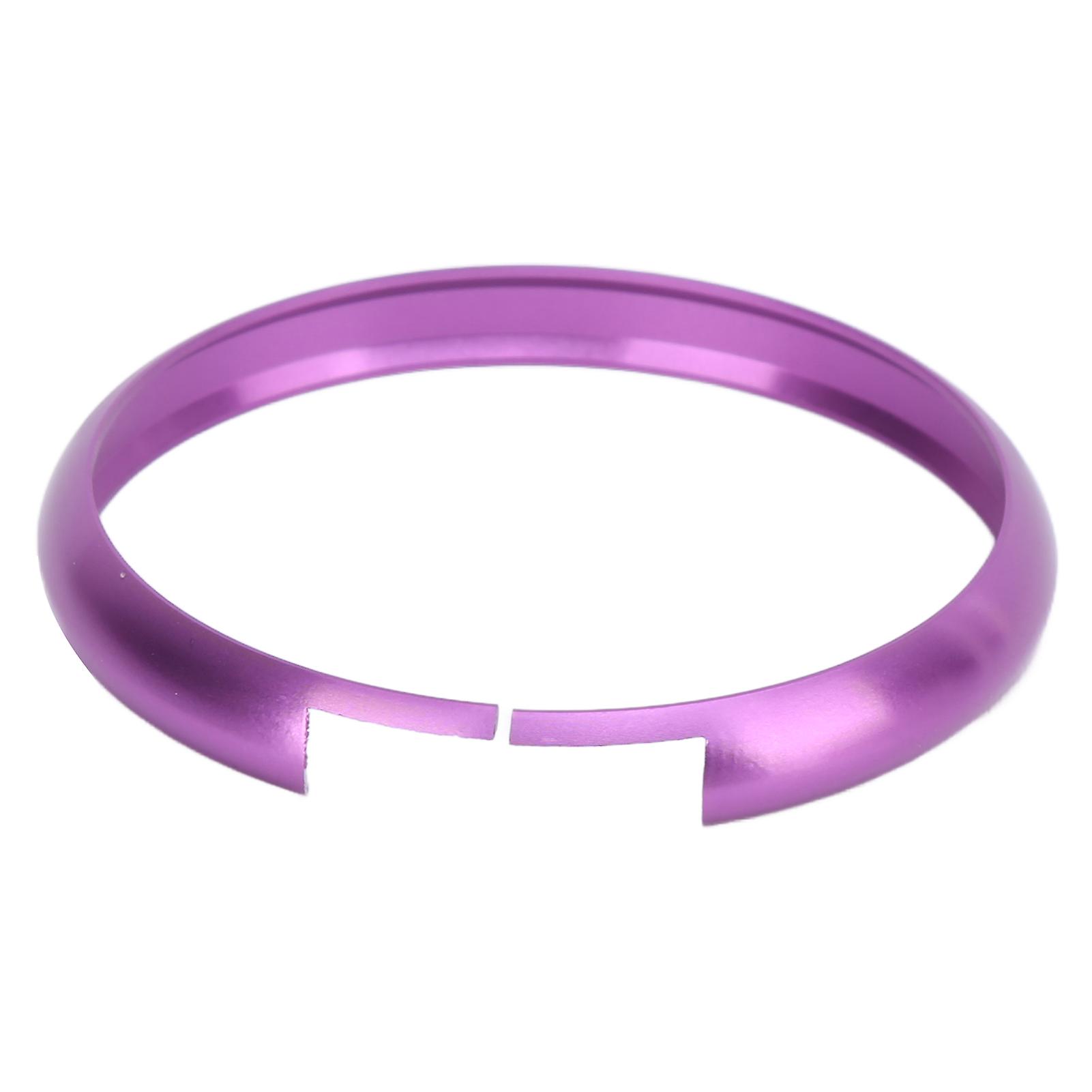Anneau décoratif en aluminium violet pour télécommande de voiture, pour MINI R55, R56, R57, R58, R59, R60 (à partir de 2008)