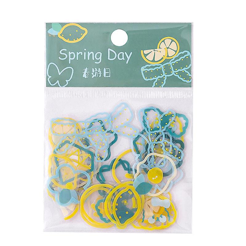 45Pcs Sticker Pack Cute Handbook Journal Animal Pet Transparent Waterproof No463