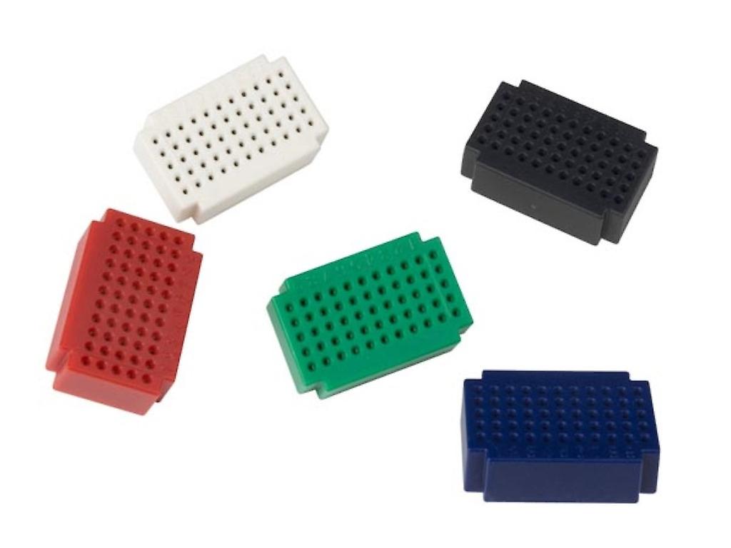 Set of mini breadboards - 55 knots - 5 pcs