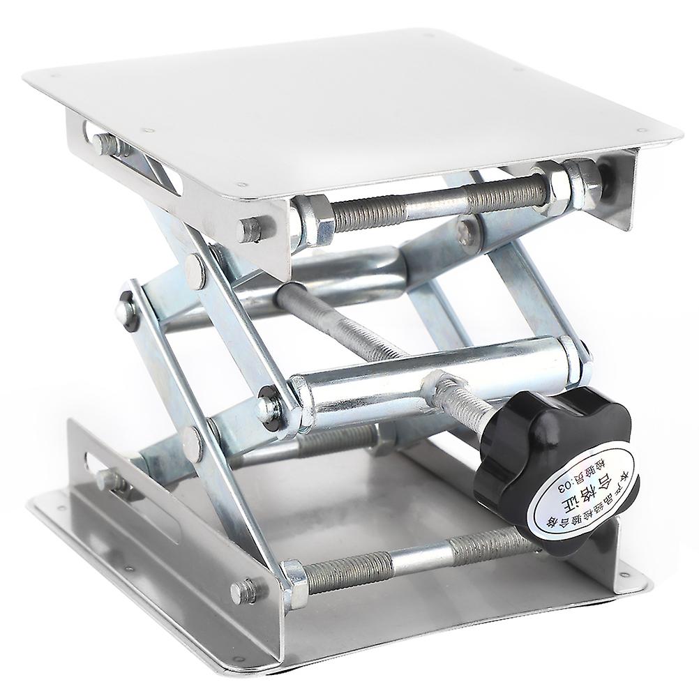 Aluminum Oxide Laboratory Lifting Platform Stand Scissor Rack 100*100 mm