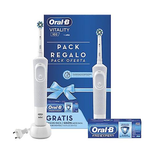 Pack Vitality100 Electric Toothbrush + Head + Toothpaste 1 unit