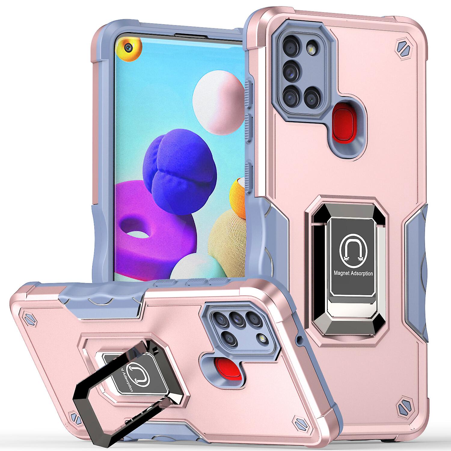 Case for Samsung A21S Shockproof Magnetic With Ring Holder