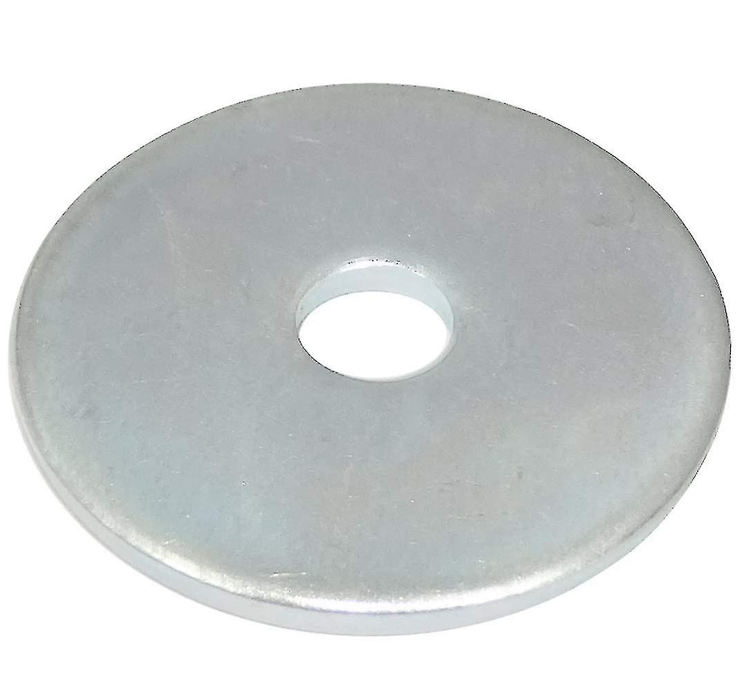C44416 - طقم من 20 غسالة مسطحة عريضة M6x30 مم - سمك 2 مم - Din9021 - فولاذ مطلي بالزنك - لون فضي - تجميع بولت برغي صامولة تشديد Se