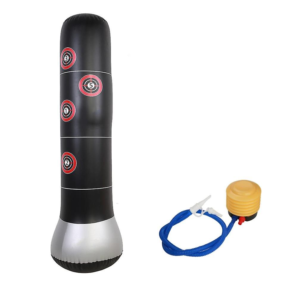 Pvc Inflatable- Tumbler Gym Boxing Bag, Punch Kicking Sandbag