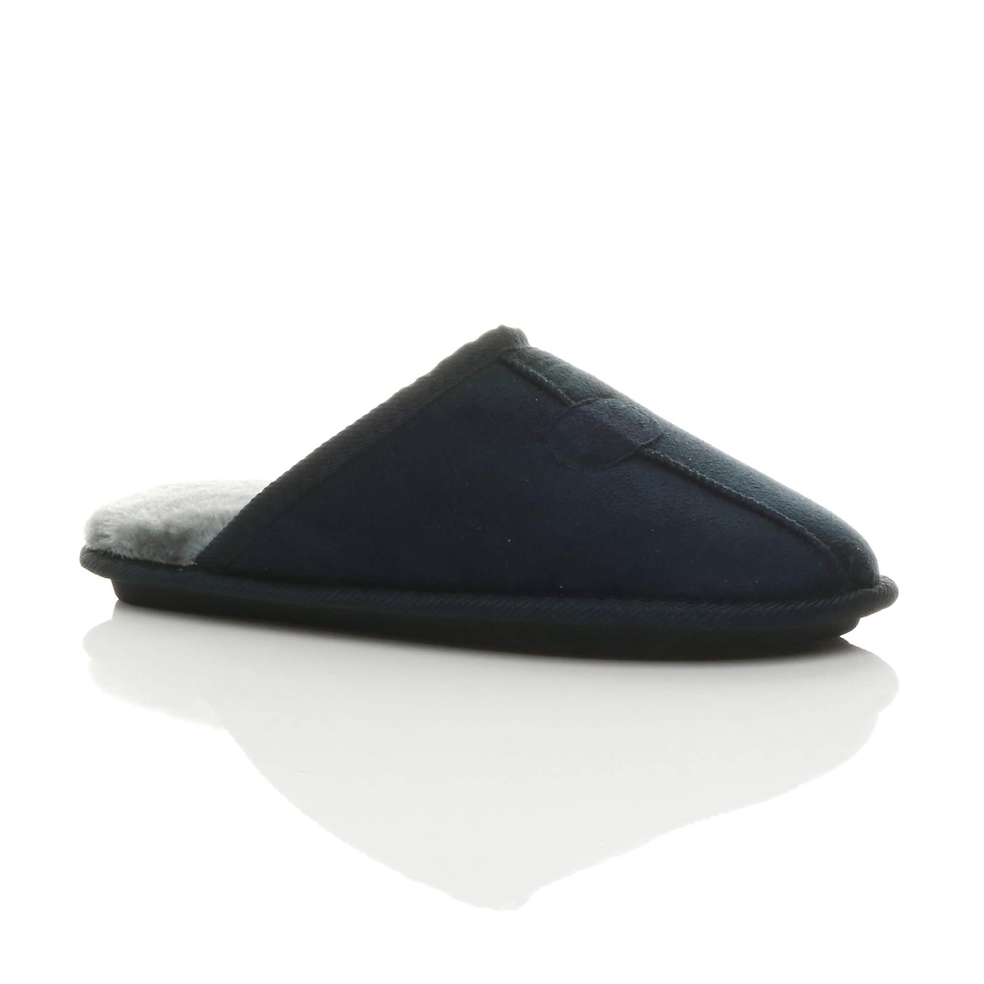 阿杰瓦尼男子平冬天毛皮衬里记忆泡沫礼物粽子拖鞋房子鞋