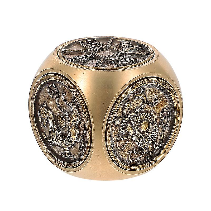 1pcs Six Sides Brass Desktop Decor