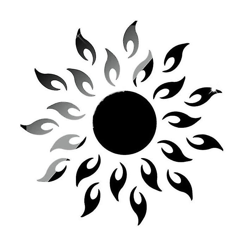1pcs Sunflower Mirrors Sticker