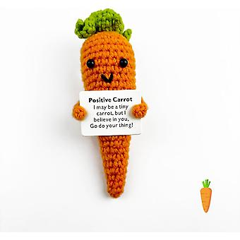 Emotional Support, 3.15 Inch Positive Pineapple Handmade Cute Knitted Crochet Doll (Potato)