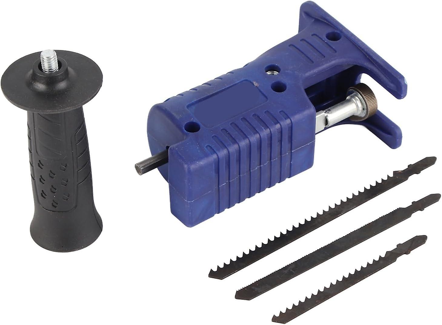 Reciprocating Saw, Portable Multifunction Reciprocating Saw Adapter Set Electric Drill Attachment Ha