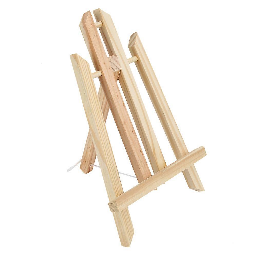 Beech Wood Easel Tablet Table Easel Foldable Triangular Painting Drawing Holder(29cm)