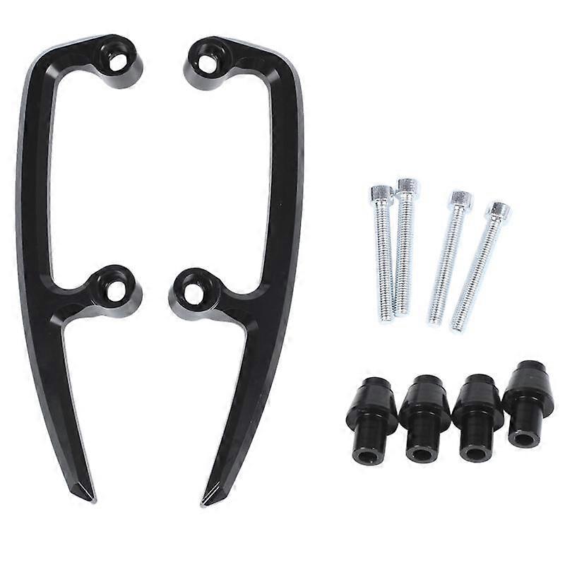 Rear Grab Bars Rear Pillion Passenger Grab Rail Handle for NINJA650 Z650 NINJA 650 2017-2021(Black)