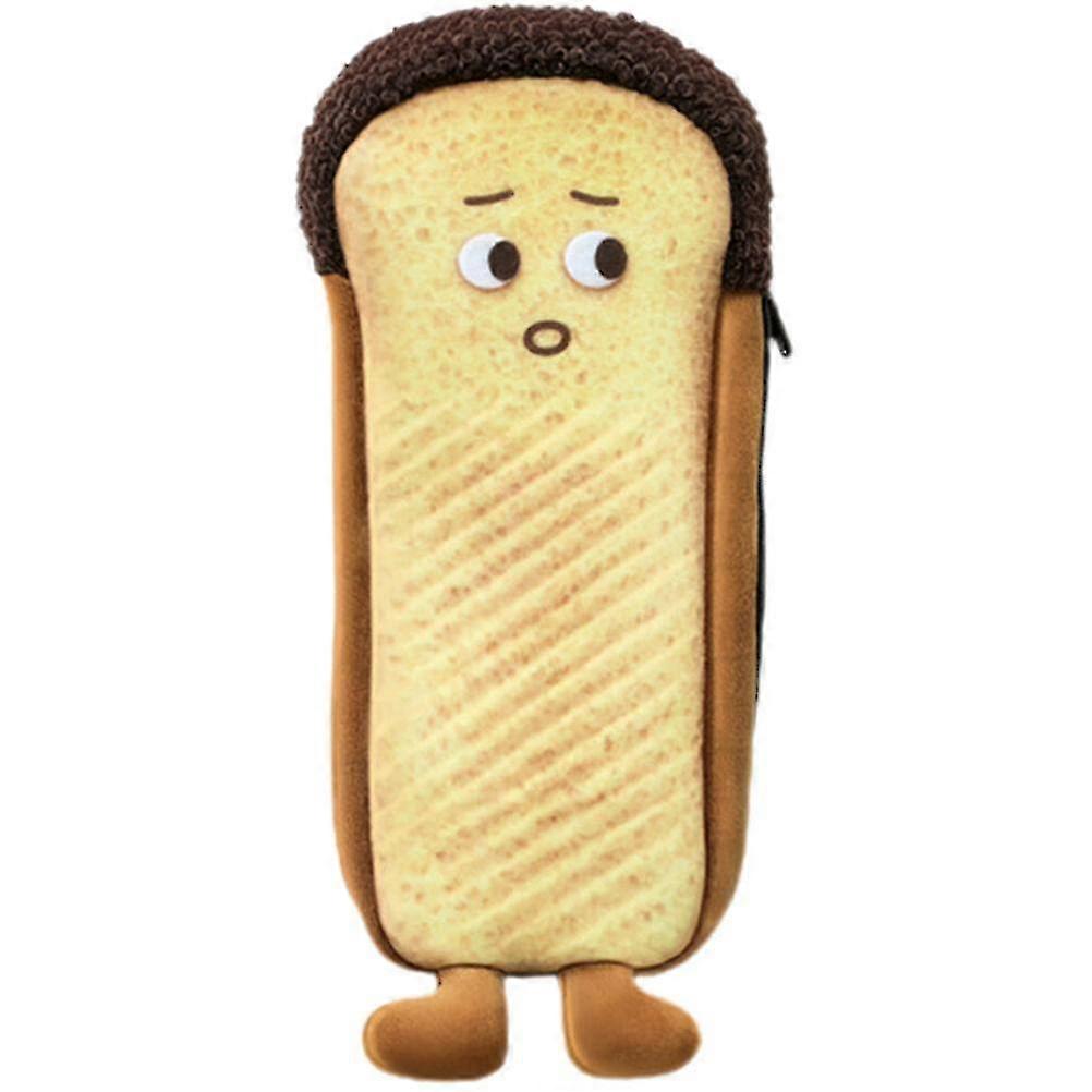 Simulation Bread Pencil Case Cartoon Pencil Pouch Creative School Stationery