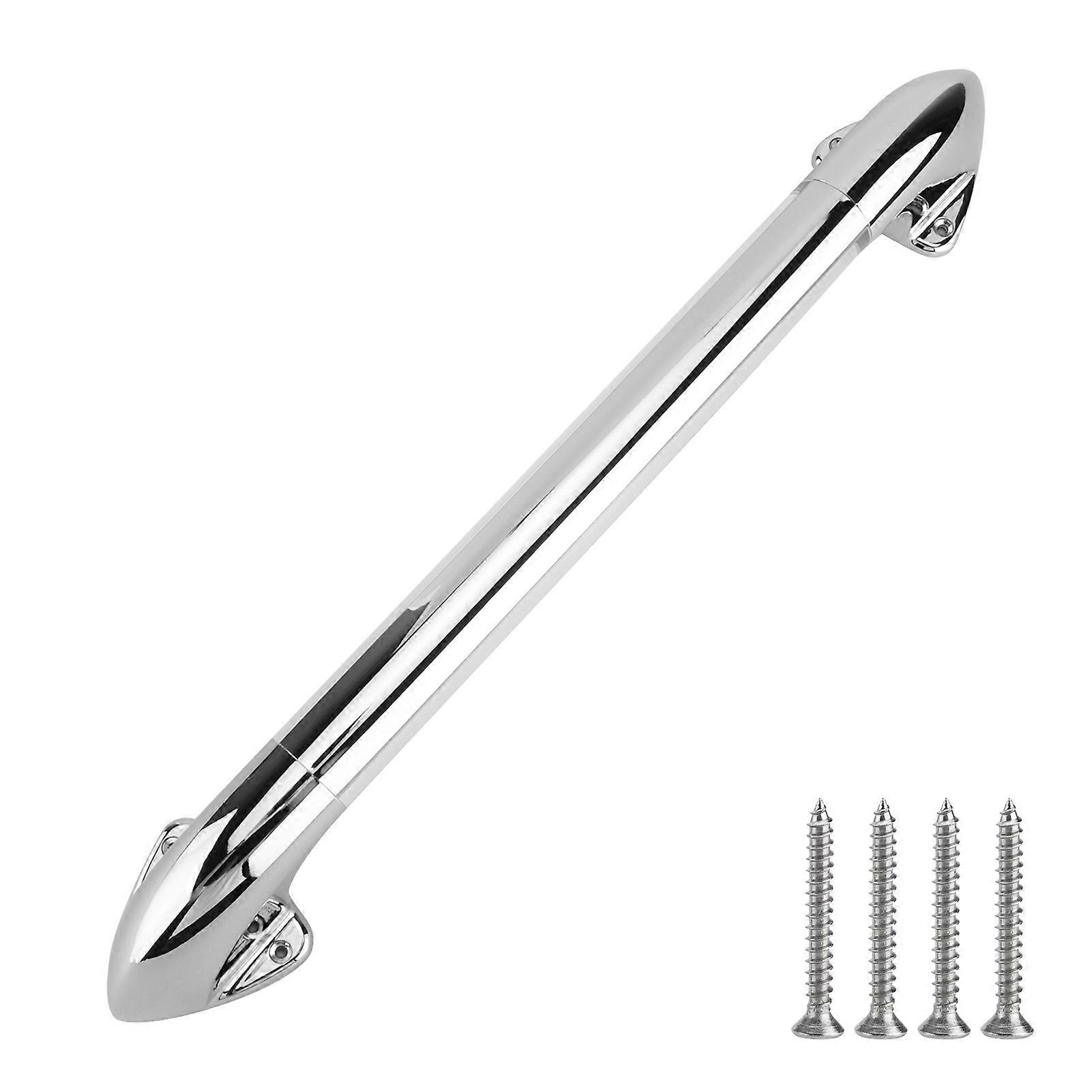 18in 12V/24V LED Handrail Luminous Security Access Handle Zinc Alloy for Motorhome RV Bathroom