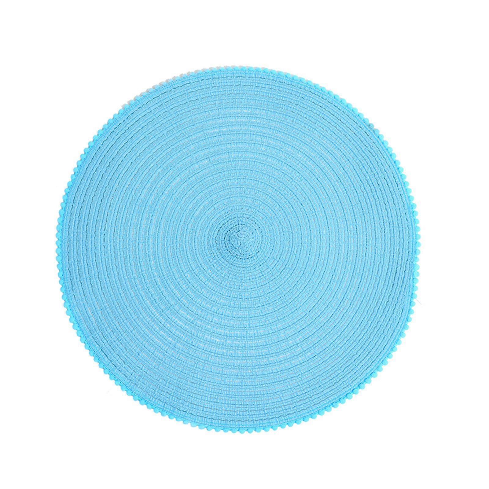 Set de table Set de table Tissé réutilisable lavable Set de table pour Comptoir de fête Mariage bleu