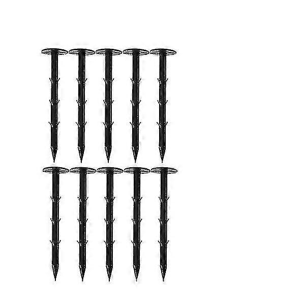 10 db pp kerti tét, nagy teherbírású, könnyű sátorcsapok kempingezéshez, túrázáshoz, lombkorona-kertészethez, kiváló minőségű