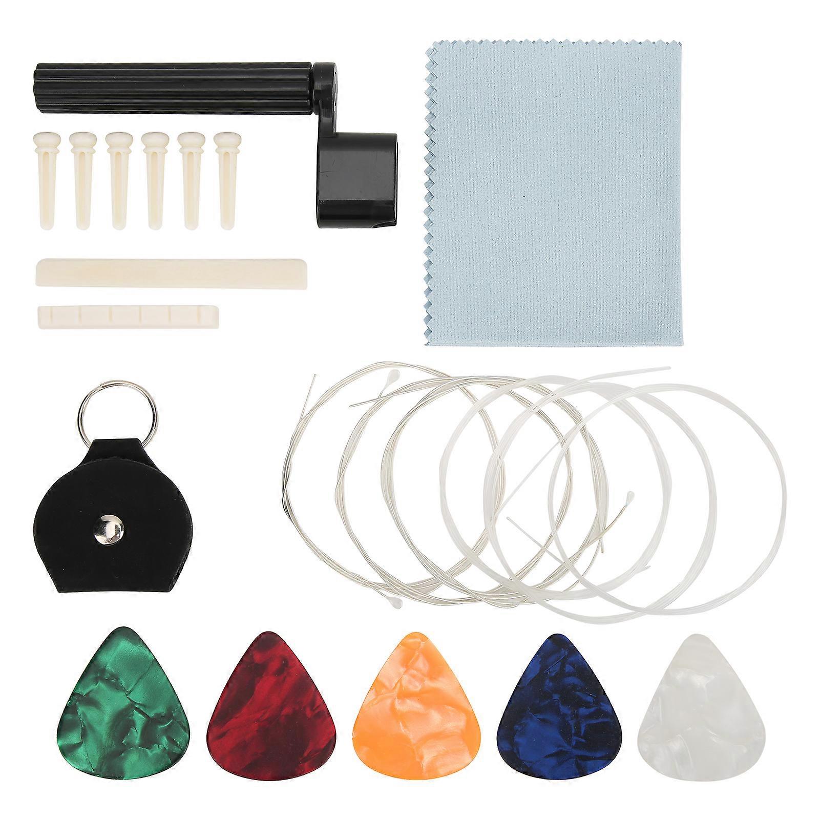 Guitar Accessories Kit Firm Consistent Classical Instrument Replacement Tool for Beginners