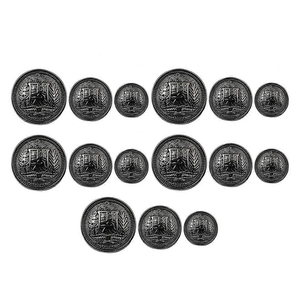 30Pcs Metal Coat Buttons Coat British Style Buttons Coat Decorative Buttons