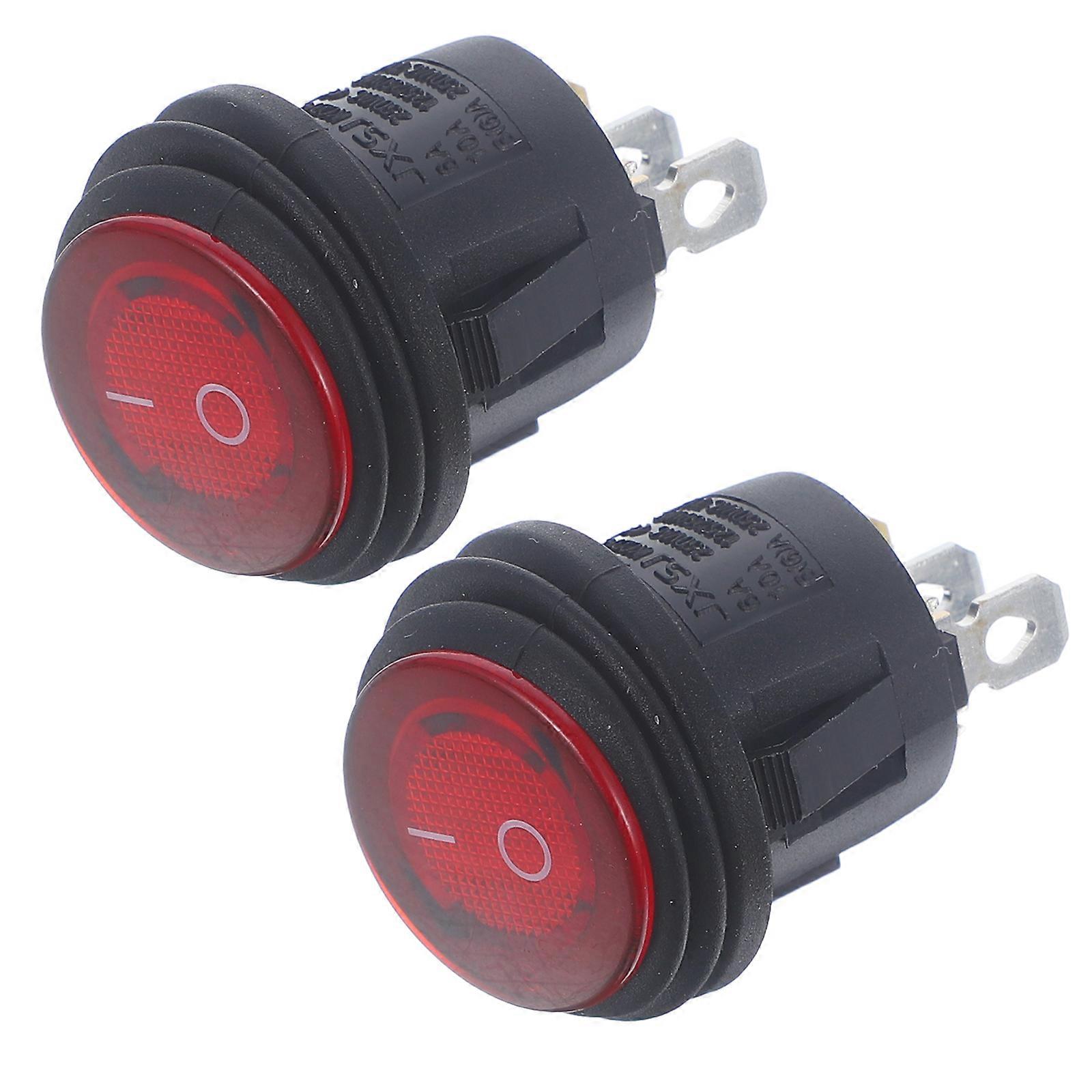 2pcs Toggle Switch Replacement Led Rocker Switch 3 Pin Heavy Duty Toggle Switch Control