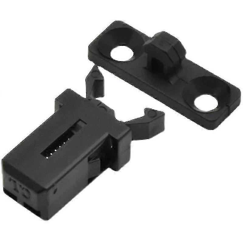 Touch Release Catch Latch, Push To Open Catch Lock With Automatic Pop-up Function Cabinet Lock, Push Latch For Cupboard, Drawer, (5pcs, Negro)