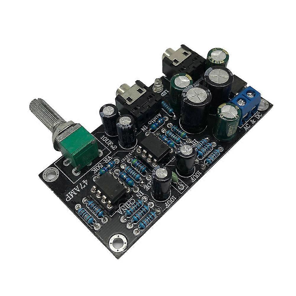 47 Headphone Amplifier Audio Board Amplificador 2 Channel Fr-4 Board Op Amp Portable Headphone Sing