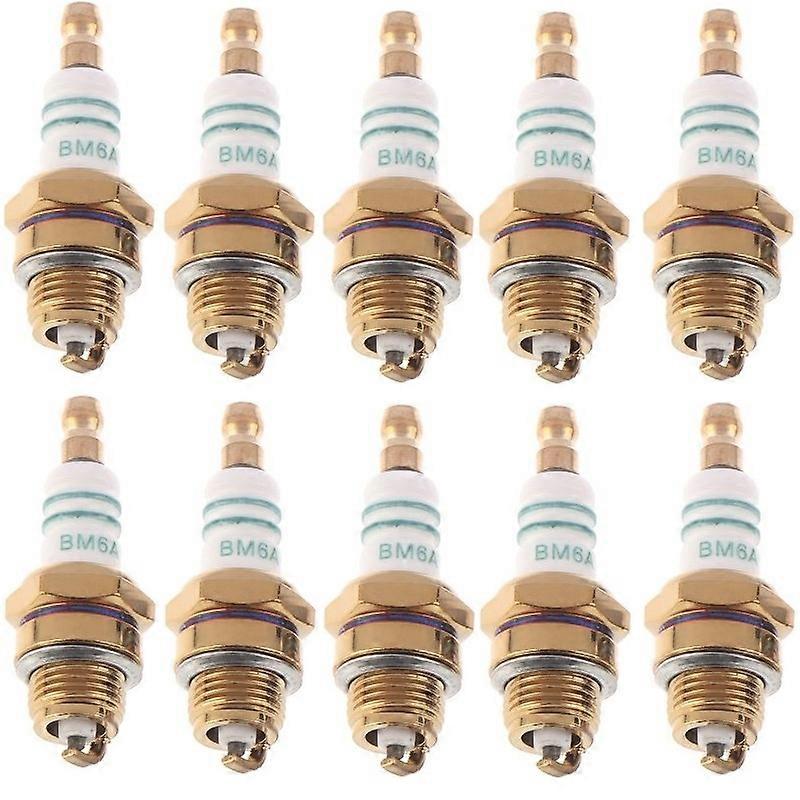 5PCS/10PCS BM6A Spark Plug Glow Plug Standard Spark Plug BM6A Small Engine Replacemnet for 2-stroke Chainsaw Lawn Mower Strimmer