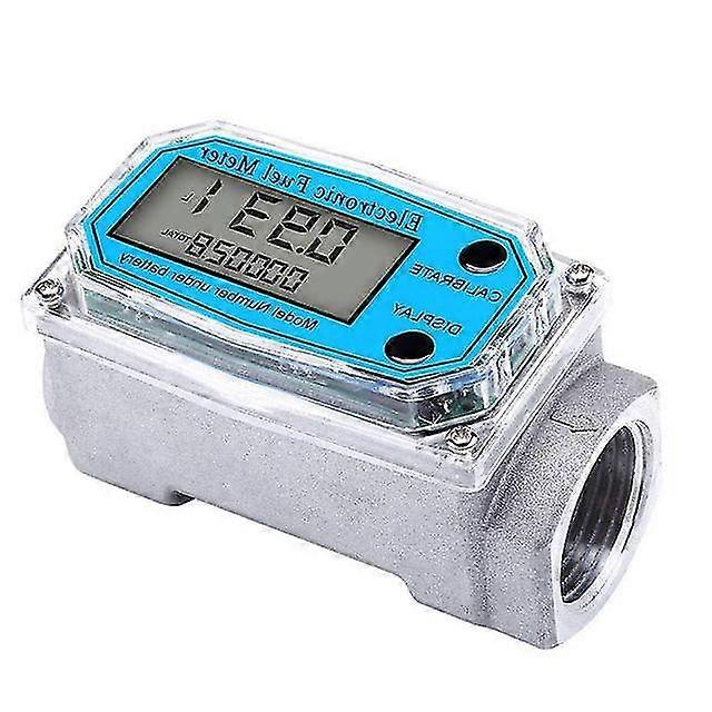 High accuracy digital fuel flow meter car gasoline diesel kerosene methanol water meter counter sensor indicator controller