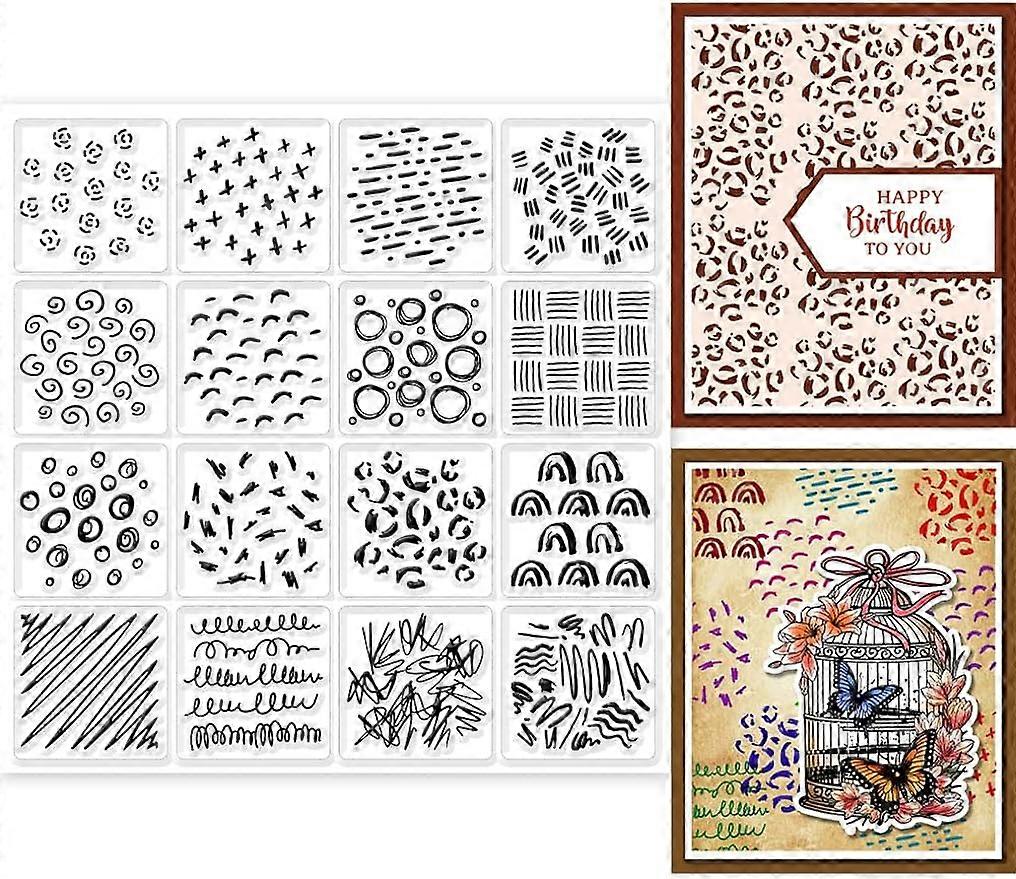 1Sheet Graffiti Silicone Clear Stamp Seals