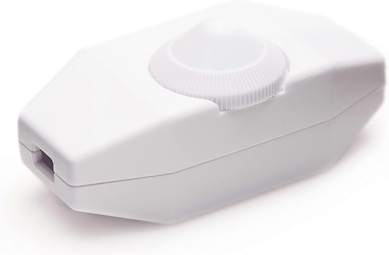 Light Dimmer, Rotary Switch With White 220-230v Cable, Push Button For Dimmable Led-Yvan