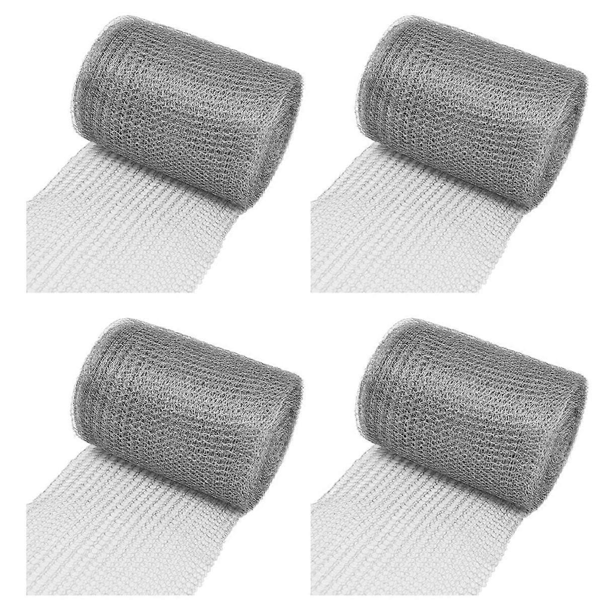 4X netting rustfritt stål 12,7 cm x 6 m netting finmasket rustfritt stålnett Lukk netting for