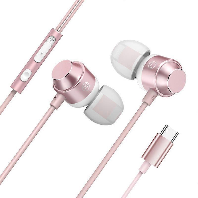 Gaming-Headset Typ-C USB-C In-Ear-Kopfhörer Headset Kopfhörer Ohrhörer Mit kabelgesteuertem Mikrofon