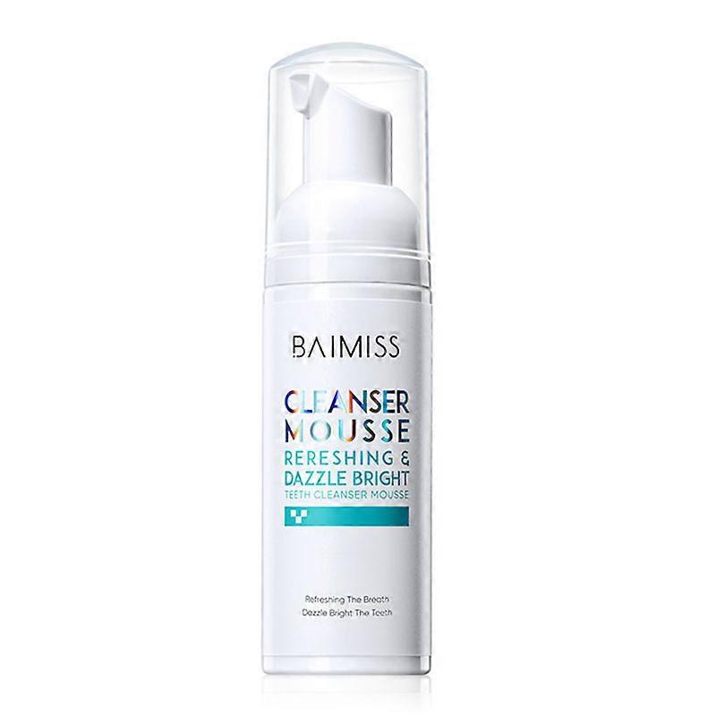 Teeth Cleaning Mousse Fresh Breath Baking Soda Sea Salt Foam Toothpaste Deep Cleaning Gums Teeth Care 60ML New