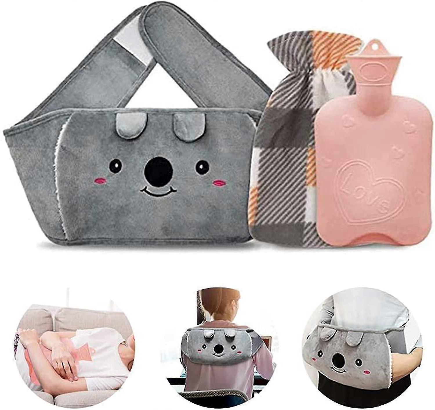 Hot Bag,hot Bottle Rubber Warm Bag Pouch With Soft Waist Cover For Neck And Shoulder, Back,hand, Legs, Waist Warm