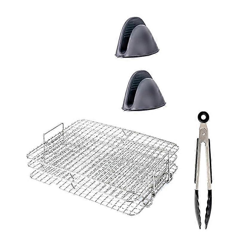 Griglia per friggitrice ad aria Ninja Foodi Grill XL, griglia per essiccatore multistrato, griglia per toast, accessori per friggitrice ad aria Arg...
