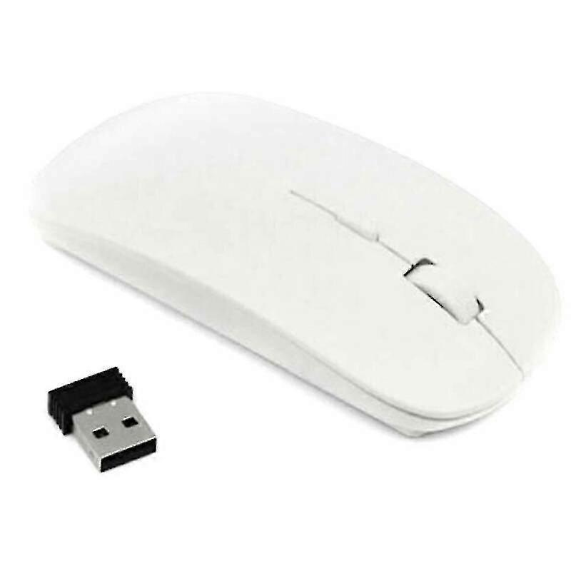 (white) 2.4 Ghz Wireless Cordless Mouse Optical Mice For Pc Laptop Computer + Usb White
