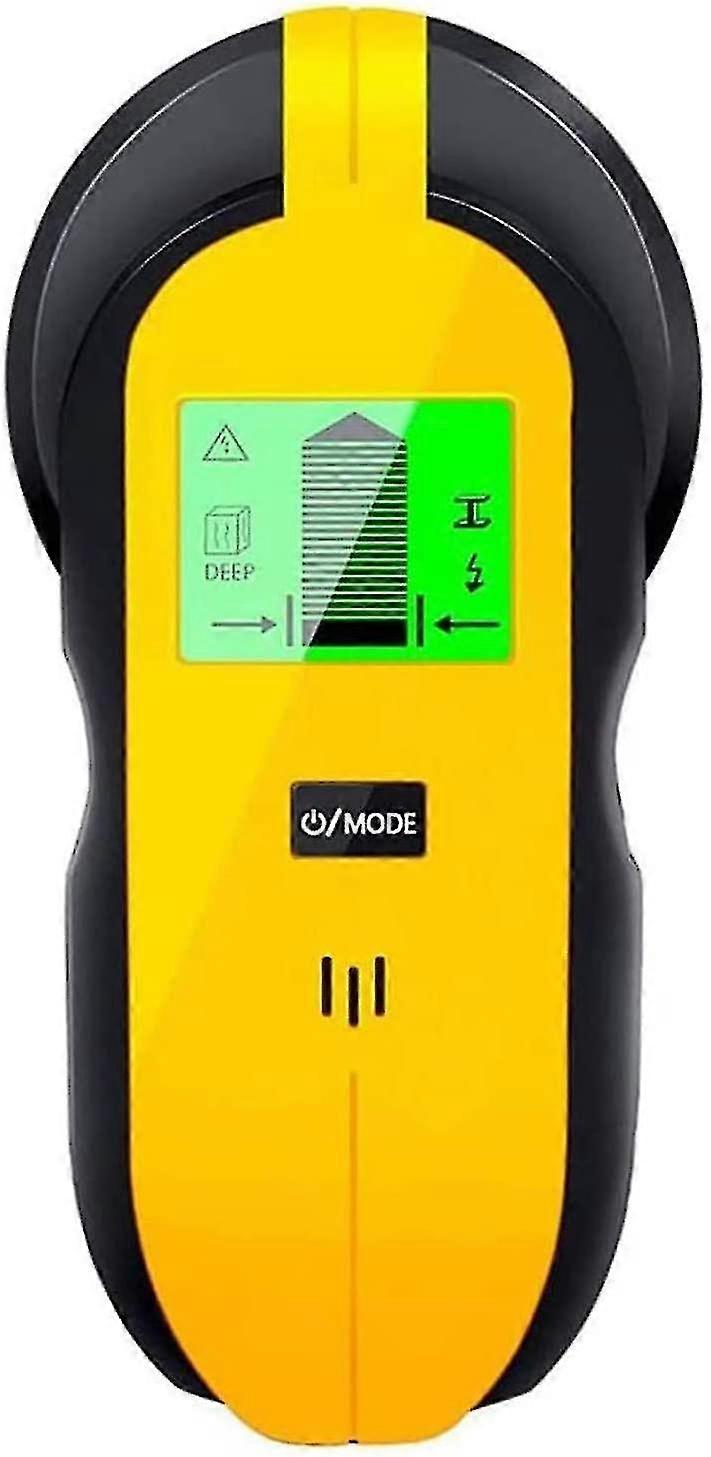 Betterlifefg-multifunction 4 In 1 Stud Finder With Hd Lcd Display, Wall Scanner For Metal, Pipes, Wood, Power Line, Ac Voltage Detector (black And Yel