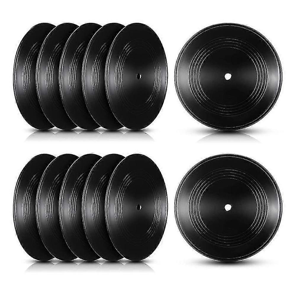 Discos de vinil em branco cd de 7 polegadas para quarto cd wall decor records (12 pcs)