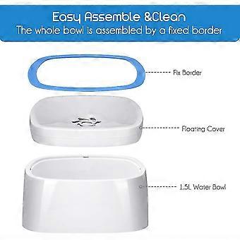 Pet Water Bowl, Anti-overflow Buoyancy Water Bowl For Dog Cats