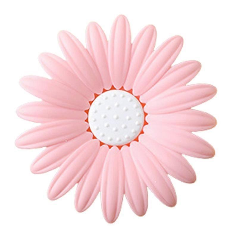 Flower Shape Soap Dish Double Layer PP Stylish Self Soap Holder for Bathroom