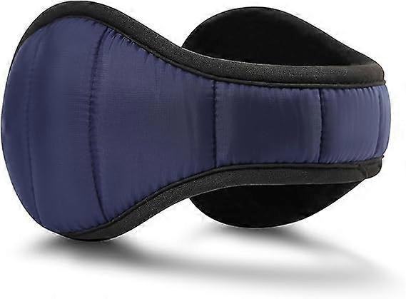 Winter Earmuffs For Men Adjustable Behind The Head Ear Muffs Fleece Ear Warmers For Cold Weather,01